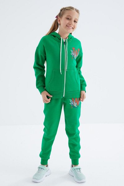 Kids shop green sweatsuit