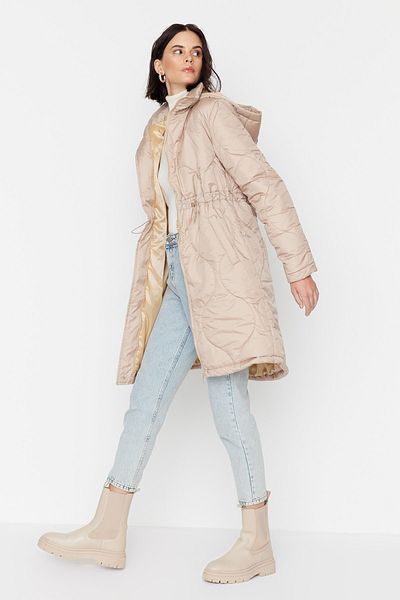 Trendyol Collection Winterjacke - Beige - Puffer