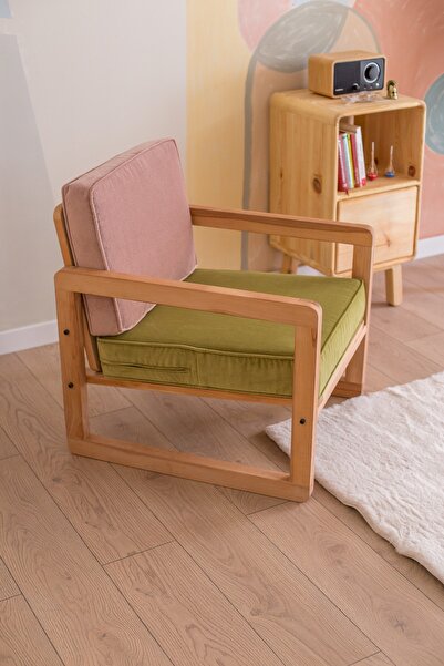 Quppa Home 'dan Masif Kayın Ağacı El Işçiliği Iskandinav Koltuk - Qp-dz-658