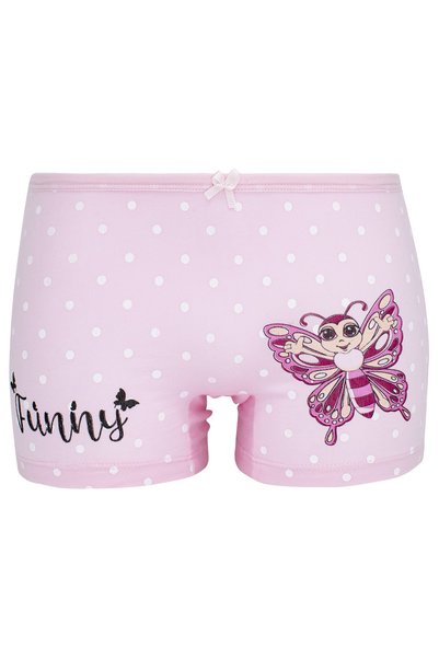 biyokids Girl's Happy Butterflies Printed 5 Pack Boxers