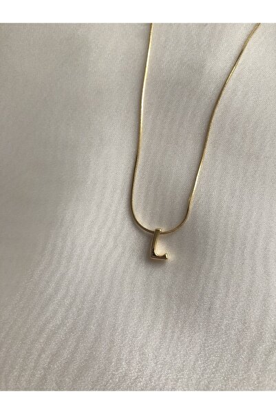 Takıcım L Harfli Gold Kolye