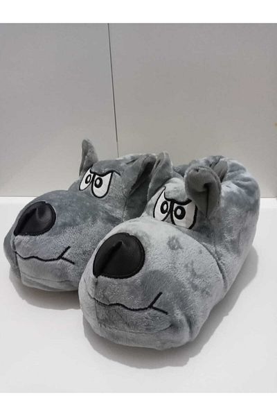 Pufyzoo Slippers Gray Men's House Slippers