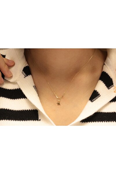 Hakan Güler Kuyumculuk 14 Ayar Altın Kırlangıç Figürlü Hayalet Kolye