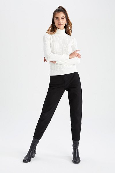 DeFacto Fitted Turtleneck Sweater