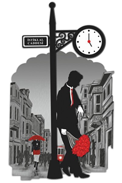 goodtime Istiklal Caddesi Dekoratif Duvar Saati