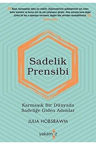 Yakamoz Yayınevi Sadelik Prensibi - - Julia Hobsbawm Kitabı