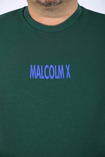 MocGrande Чоловічий світр великого розміру Malcolmx 22735 Нефті