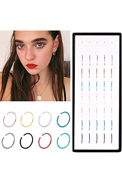 By Gelirli Cerrahi Çelik Hızma Piercing 8 Adet