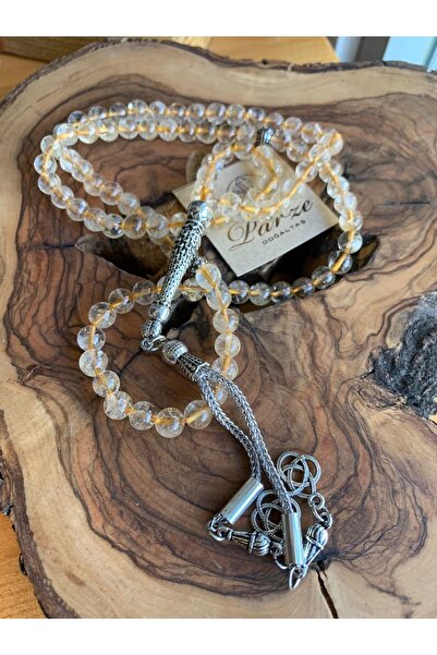 parze doğaltaş Piatra de Citrin de 99 - Tesbih