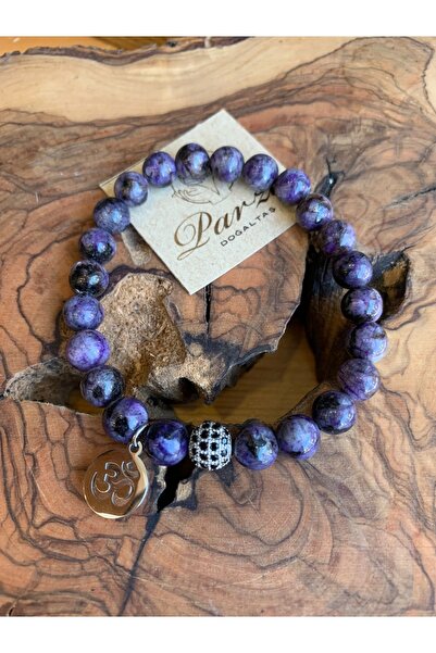 parze doğaltaş Charoite Bracelet