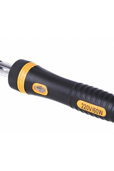 MOONSHOP 60 Watt Leyim Seti Topraklı Kaliteli Lehim Tabanca Tüp Set Kalem Havya Makinesi 4 Parça Tamir Set