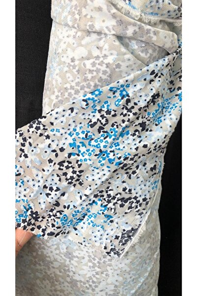 turkanlarhome Țesătură creponată dublă imprimată Flok (cămașă, rochie, bluză ...