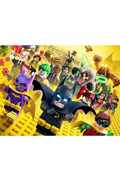 EkoDekor 3boyutluduvarkagitlari Batman Lego Çocuk Odası Duvar Kağıdı Vinil