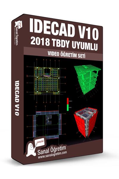 Sanal Öğretim Idecad (2018 Tbdy Uyumlu) Video Ders Eğitim Seti