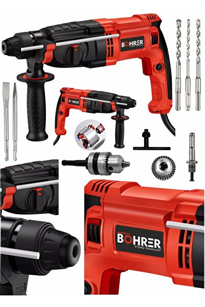 BÖHRER Böhr Red 2450 W Bakır Sargılı Metal Şanzıman Kırıcı Delici Hilti +5 Ad...