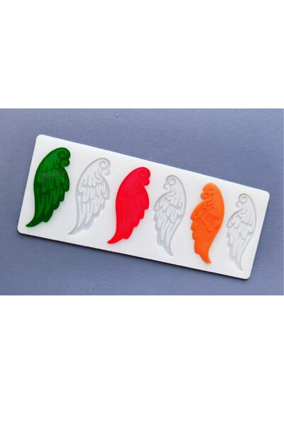 PASTRY PLANET Silikon Melek Kanadı Kalıp Epoksi Mum Çikolata