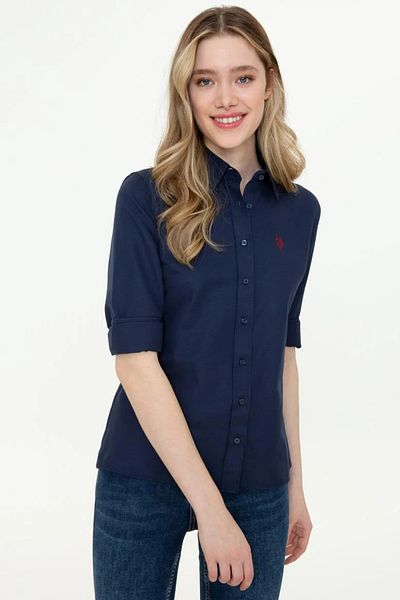 U.S. Polo Assn. Тъмносиня дамска риза