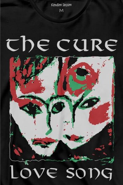Kendim Seçtim Tricou cu mânecă lungă The Cure Lovesong Love Song Rock Musicband Tricou imprimat