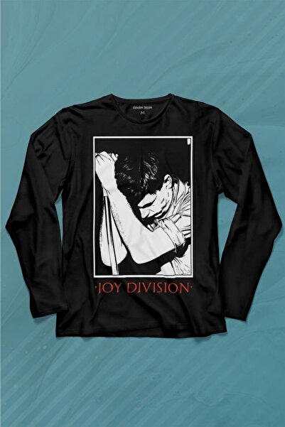 Kendim Seçtim Joy Division Ian Curtis 90-ih Rock Punk Štampano Majica dugih r...