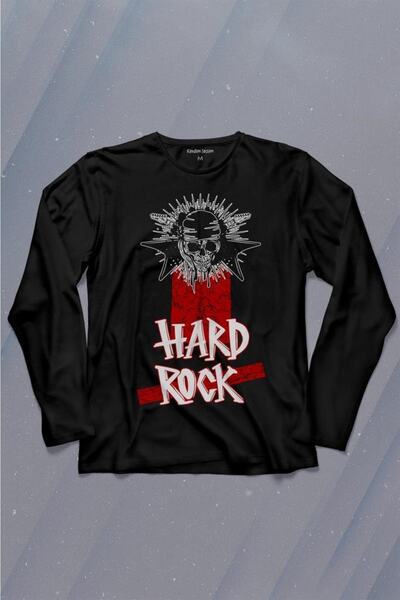 Kendim Seçtim Muzika hard roka, majica dugih rukava iz 90-ih Štampano T-shirt
