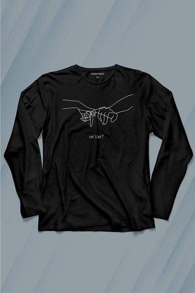 Kendim Seçtim Tricou cu mânecă lungă cu imprimeu Iddia Lover