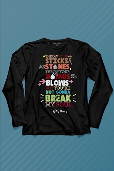 Kendim Seçtim Katty Pery Muzika Muzika Pop Majica dugih rukava Štampano T-shirt
