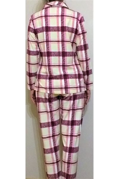 Marilyn Pijama Σετ Πιτζάμες Oversize με Καρό