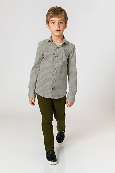 incity Boy's Khaki Shirt