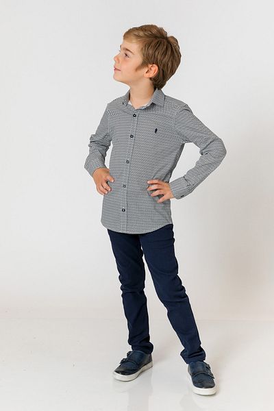 incity Boy's Navy Blue Shirt