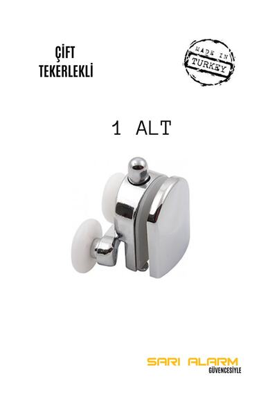sarıalarm Duşakabin Tekeri Çiftli 1 Adet Alt ( Yaylı )