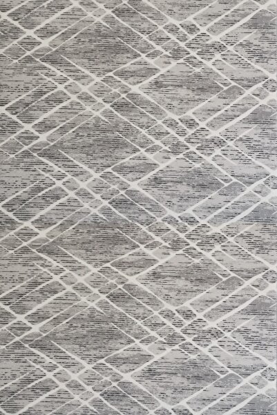 ALgorand Home Gray Modern Non-Slip Washable Base Cutting Roll Runner - River