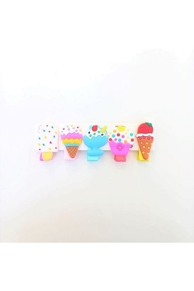 Alingo Girl's 5-Piece Ice Cream Clip Buckle
