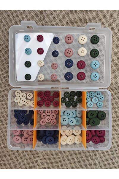 platin hediyelik 120 Adet Bebe Düğme Seti Bebek Düğmesi