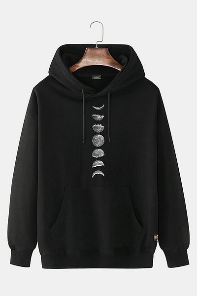 zizai moda Hanorac negru Yumoş