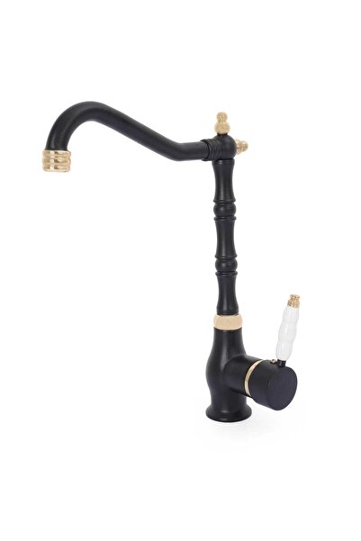 EmirYapıDekarasyon Siyah Rustik Mutfak Evye Bataryası