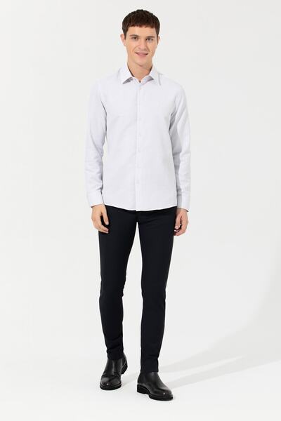 Pierre Cardin Erkek Gri Gömlek