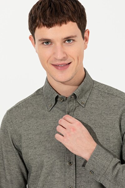 Pierre Cardin Cămașă verde pentru bărbați