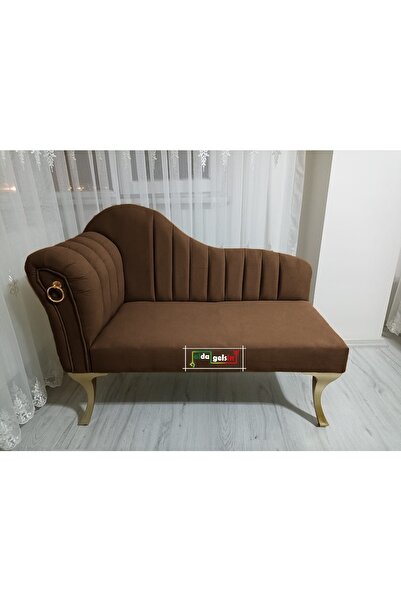 aldagelsin Yeni Model Ultra Lüks Alda Çizgili Josefin Bench Puf