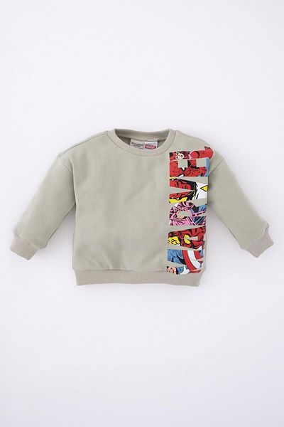 DeFacto Sweatshirt - Grün - Regular Fit