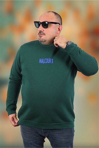 Starbattal Ανδρικός ιδρώτας μεγάλου μεγέθους Malcolmx 22735 Νέφτι