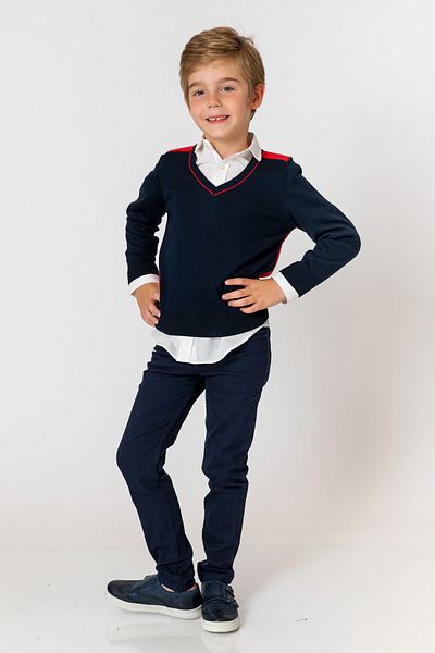 incity Boy's Navy Blue Sweater