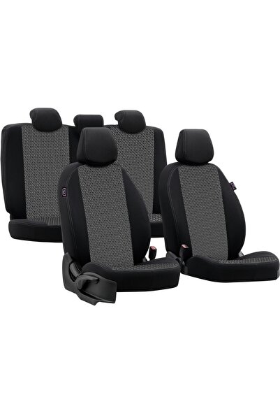 Bod Honda Civic Car Seat Cover 2007-2011-Grey-Black Car Specific