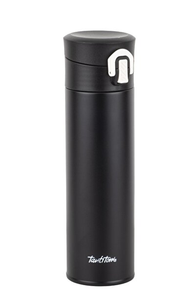 Tantitoni Mat Siyah Paslanmaz Çelik Termos 300ml