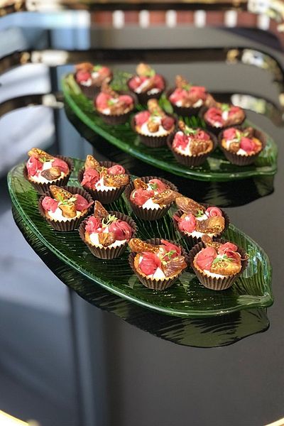 HERITAGE طبق تقديم زجاجي أخضر 30 سم مفرد (قطعة واحدة)