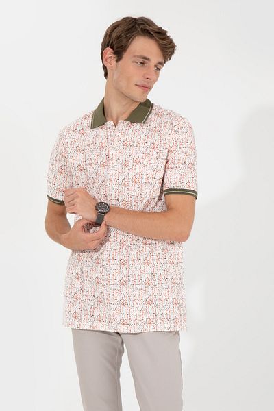 Pierre Cardin Ανδρικό T-shirt με χακί