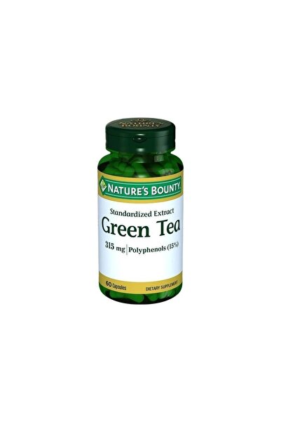 Nature's Bounty Green Tea 315mg Yeşil Çay Ekstresi Takviye Edici Gıda 60 Kapsül