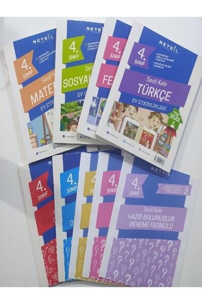 Netbil Yayınları 4. Sınıf Sesli Kale Eğitim Seti 9 Parça