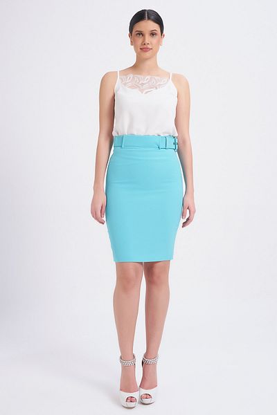 Balizza Blz-belted Over-the-Knee Skirt