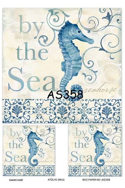 LİNEART Brass Decopage Paper La As358