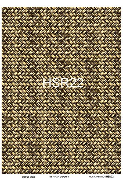 LİNEART Brass Decopage Paper La-hsr22